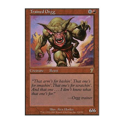Mtg - Orgg Dressé [7ème Edition] Rare