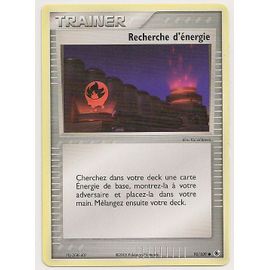Recherche D'énergie - Trainer - 0 Pv - Ex - Rubis & Saphir - 090/109 - Commune