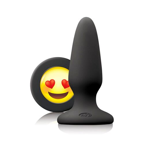 Plug Anal Mojis Ily Noir - Nsnovelties Mini - Noir