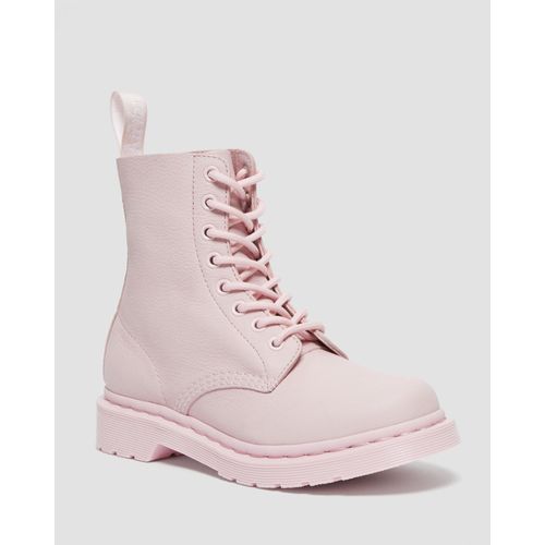 Bottes Cuir Souple 1460 Pascal Mono Lacets En Rose