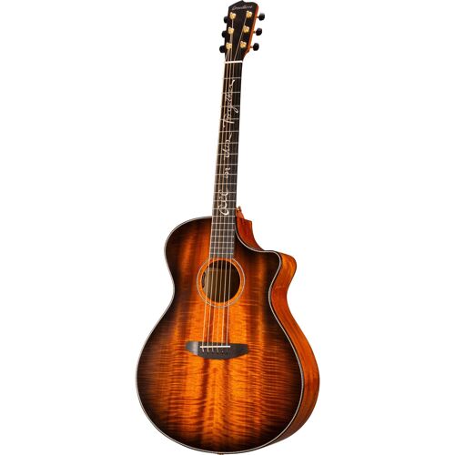 Breedlove Usa Jeff Bridges Signature Oregon Concerto Ce Bourbon Burst Gloss Guitare Électro-Acoustique Folk