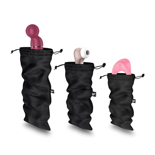 Sac De Rangement Treasure Bag Noir - Satisfyer Taille L - Noir