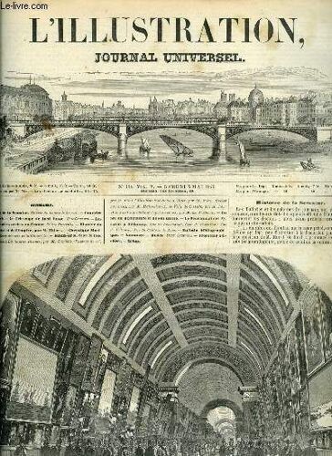L Illustration Journal Universel N° 114 - Galerie Du Louvre Le 1er Mai, Le Télescope De Lord Rosse, Une Gravure, Les Prisonniers Arabes De France, Douze Portraits, Histoire Du Consulat Et De L Empire(...)