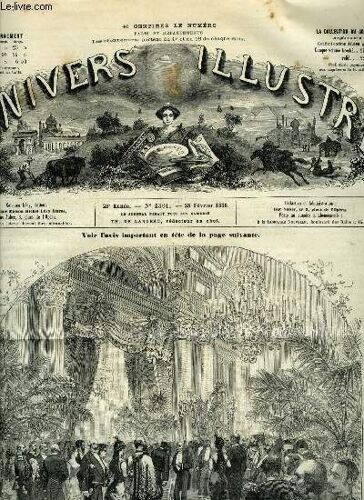 L Univers Illustre - Vingt-Troisieme Annee N° 1301 Paris