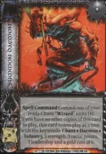 Warcry - Invocation Démoniaque [Legion Of Chaos]