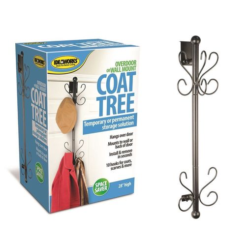 Porte-Manteaux 2 en 1 sur Porte ou Mural IDEAWORKS