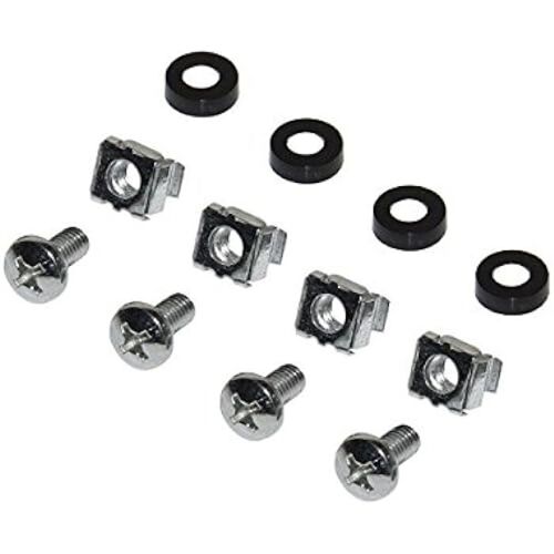 Kit de vis, écrous et rondelles pour installation sur armoires rack de 19 - LINK - lkkit50vz - Zinc - Lot de 50