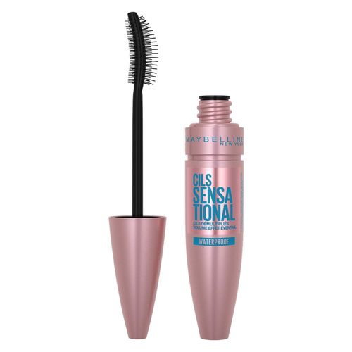 Mascara Cils Sensational Waterproof - Maybelline New York - Mascara Volume Effet Éventail Noir Waterproof 