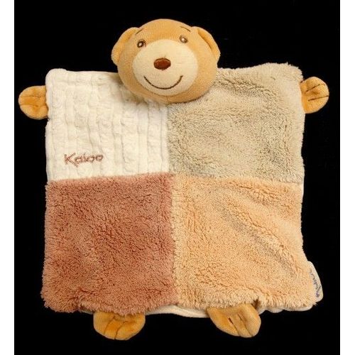 Doudou Ours Kaloo Marionnette Collection Sable Ourson Beige Marron Creme Ecru Jouet Bebe Eveil