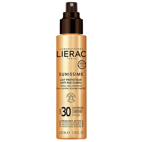 Lierac Sunissime Lait Protecteur Corps Spf30 Flacon Spray Travel Size 100ml - Lierac - Lait 