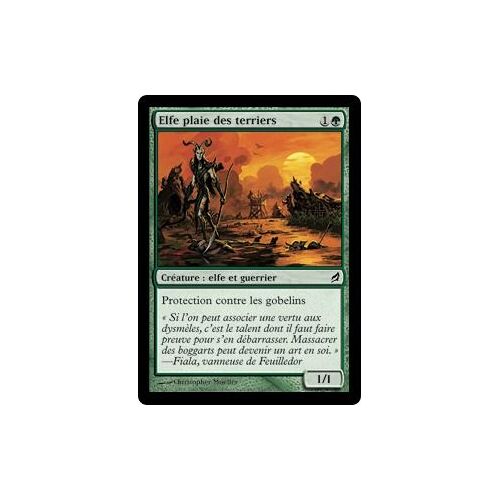 Mtg - Elfe Plaie Des Terriers [Lorwyn] X4