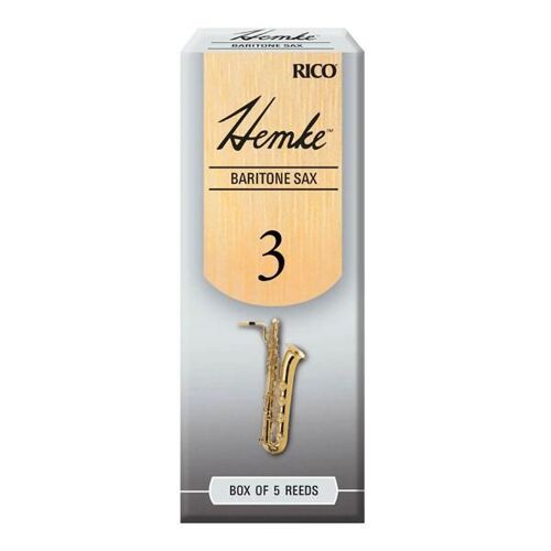Rico Hemke Baritone #3.0 (Pack Of 5) Saxophone Reeds
