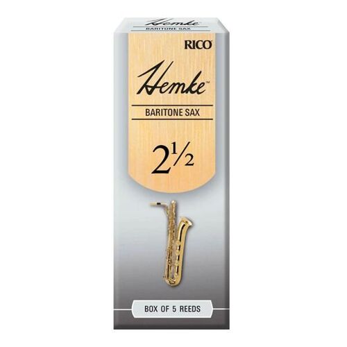 Rico Hemke Baritone #2.5 (Pack Of 5) Saxophone Reeds