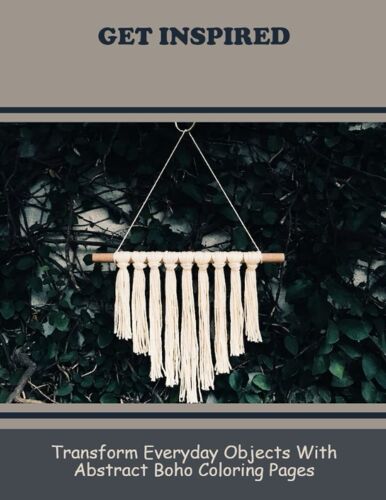 Get Inspired: Transform Everyday Objects With Abstract Boho Coloring Pages