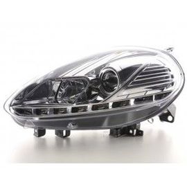 Phares Daylight Set Pour Fiat Punto Evo Année 09-, Chrome