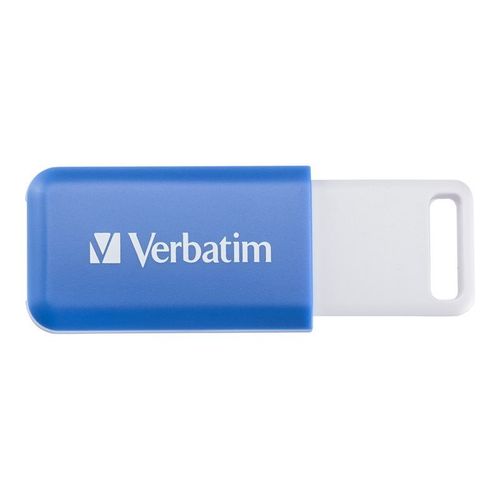 Verbatim DataBar - Clé USB - 64 Go - USB 2.0 - bleu