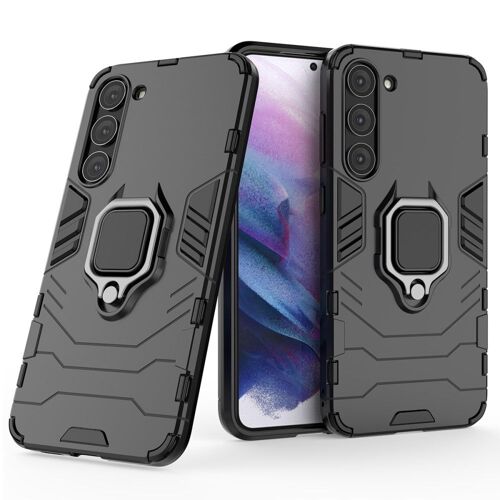 Coque pour Samsung Galaxy S23 5G - housse etui rigide anti choc + verre trempe - NOIR