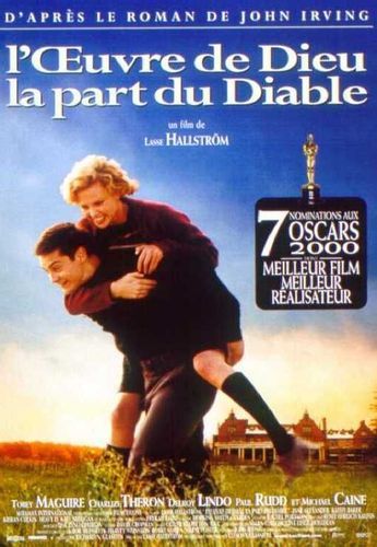 L'oeuvre De Dieu La Part Du Diable - The Cider House Rules - Charlize Theron - Tobey Maguire - Lasse Hallström - 1999 - Affiche De Cinéma Pliée 120x160 Cm