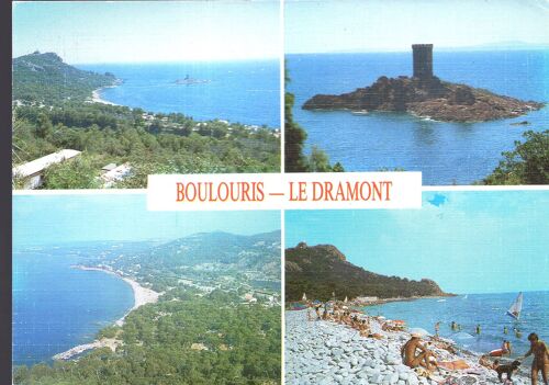 Carte Postale De Saint-Raphaël (Var) Boulouris-Le Dramont : 4 Vues