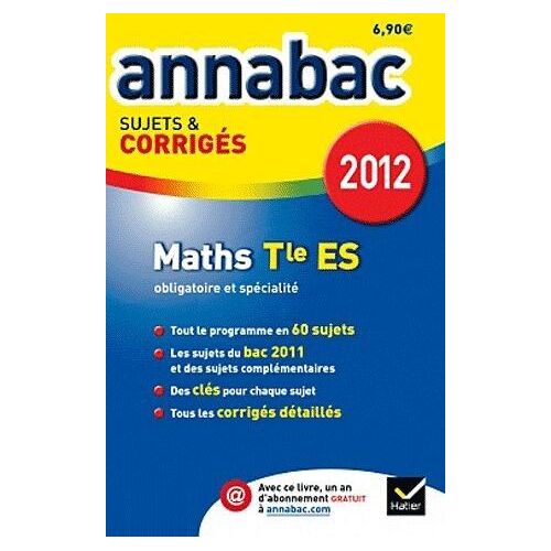 Annabac 2012 Maths Terminale Es