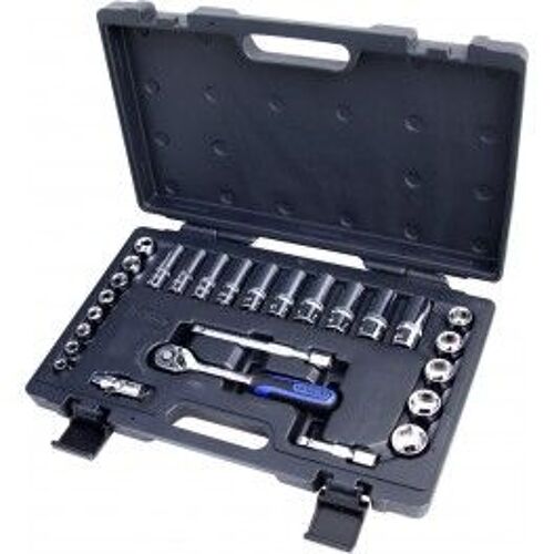 Coffret de douilles 3/8" - CHROMEplus - 27pcs