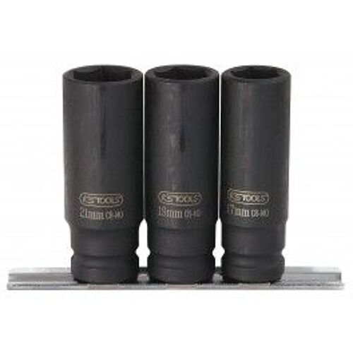 Jeu de douilles à choc 1/2" 3 pcs