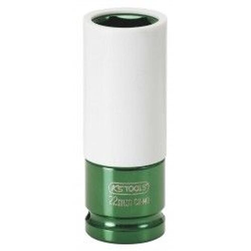 Douille à revêtement ABS pour jantes aluminium 22mm - verte -