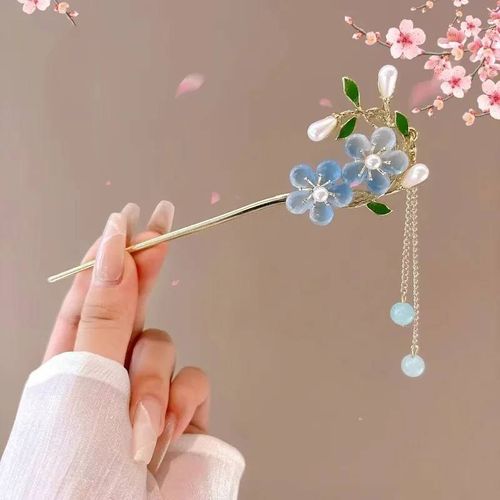 Accessoire De Cheveux Romantique De Style Chinois,Bijoux En Alliage,Aiguille À Cheveux Pour Femmes,Adapté À Un Usage Quotidien,Cadeaux,Épingle À Cheveux À La Mode Pour Filles,1 Pièce--Style M