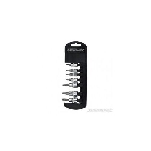 Jeu de 7 douilles à embouts Torx 1/4" - T10-T40