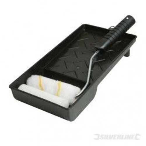 Ensemble mini rouleau et bac peinture - 100 mm