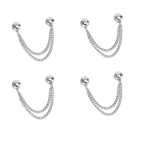 Clips Magnétiques Pour Vêtements,4 Pièces,Boutons De Force Magnétique Multifonctions,Broches Sans Épingle Pour Femmes,Vêtements Cardigans--4