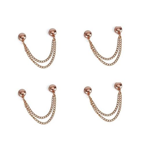 Clips Magnétiques Pour Vêtements,4 Pièces,Boutons De Force Magnétique Multifonctions,Broches Sans Épingle Pour Femmes,Vêtements Cardigans--2