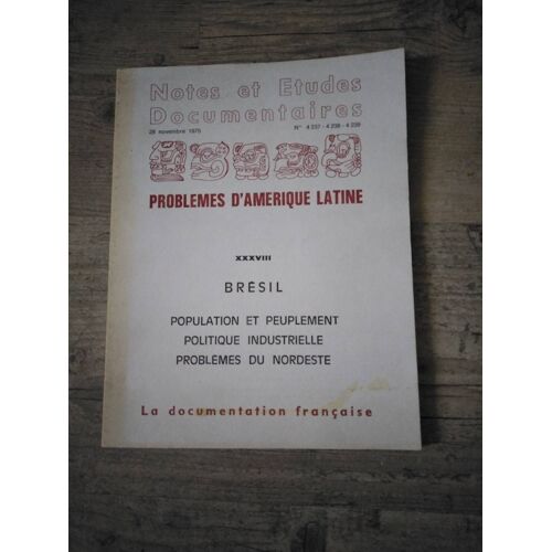 Problèmes D'amérique Latine 1975