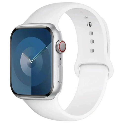 Bracelet En Silicone Pour Bracelets De Montre Apple 45mm 44mm 40mm 41mm 42mm-46mm Bracelet De Sport Série Iwatch 8 7 6 5 4 3 Se 9 10 Ultra 2 49mm-38 40 41 S10-42mm -L-W