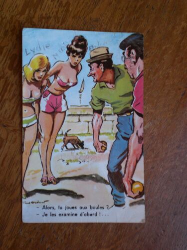 Carte Postale Humour Pétanque