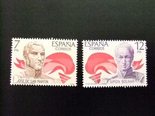 Ar Espagne 1978 / Jose De San Martin Et Simon Bolibar / Edifil 2489 / 2490 Mnh Yvert 2135 / 2136 Mnh