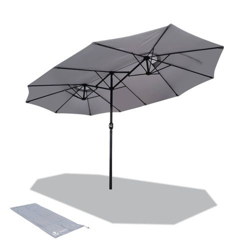 Parasol Jardin Double Aluminium 270 X 460 Cm