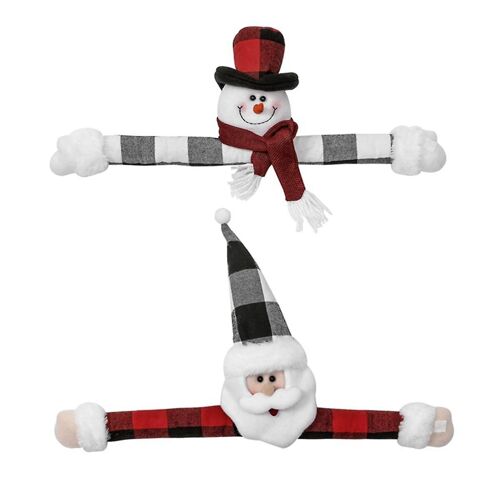 Boucle de rideau de Noël mignonne - Support de fixation pour la décoration de fête des enfants du Nouvel An à la maison