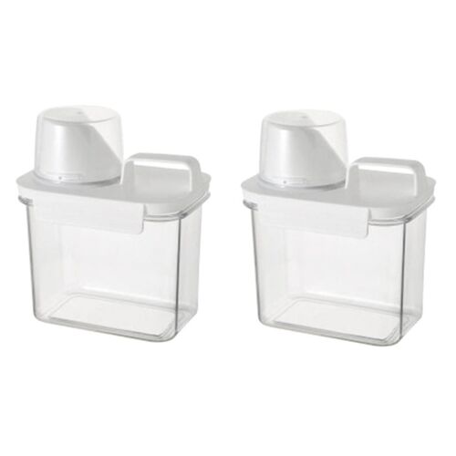 Food Storage Containers with Measuring Cup Rice Snacks Sugar Nuts Pet Food Storage Bin Cereal Stora