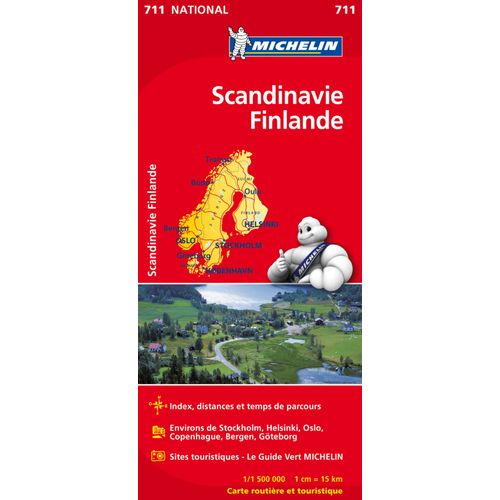 Carte Scandinavie, Finlande
