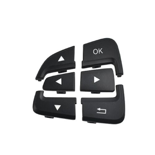 Car Black Left Steering Wheel Button Trim Cover For W166 Car Accessories