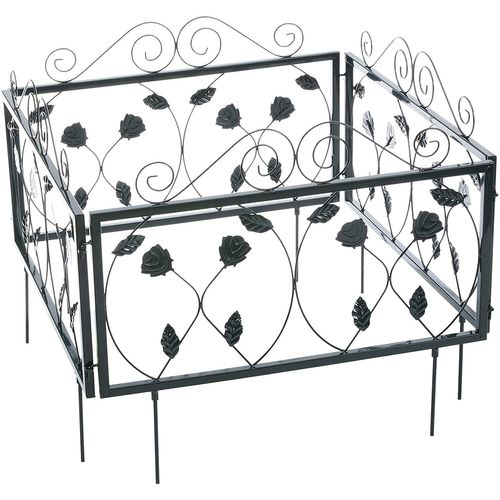 Clôture Décorative De Jardin En Métal Helloshop26 13_0000779