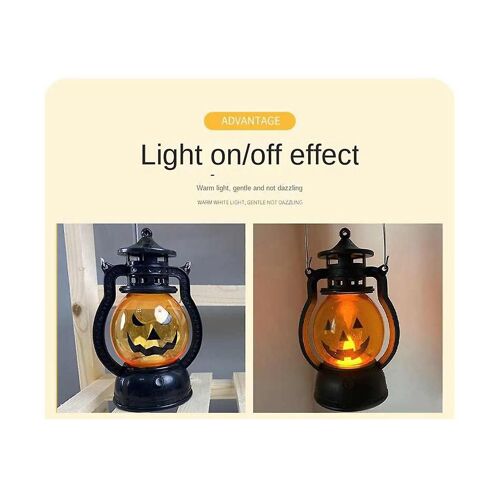 Halloween LED Suspendu Citrouille Lanterne Lumières Fantôme Lampe Bougie Lumières Halloween Party Home Decor Ho