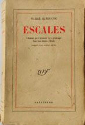 Escales - Pierre Humbourg
