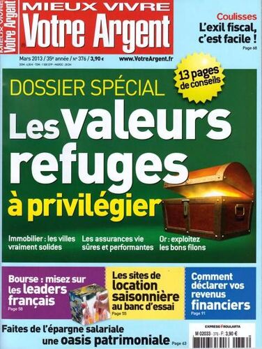 Mieux Vivre Votre Argent 376 Les Valeurs Refuges À Privilégier