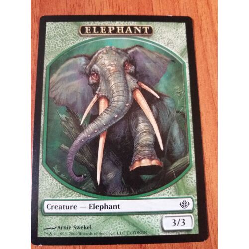 Token Elephant - Mtg - Elves Vs Goblins Vf