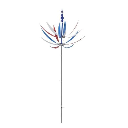 New Windmill Spinner Metal Windmill Spinner Rotating Outdoor Windmill Decoration Double Windmill Ro