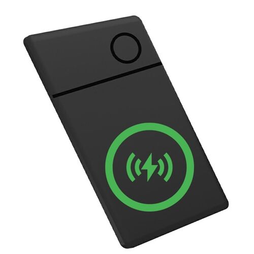 Wireless Rechargerable Smart Card Tracker Work with Find My App Back Cover Icard Tag for ID Card Fi