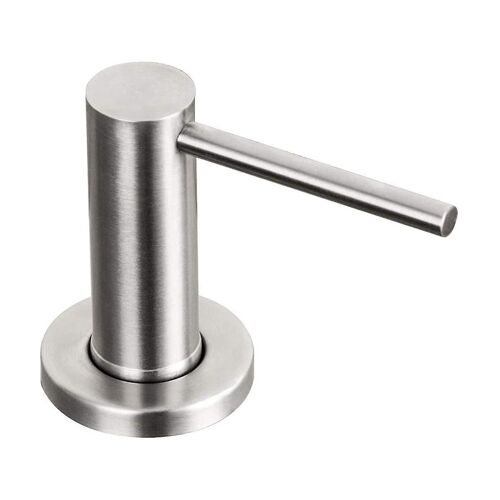 Soap Dispenser for Kitchen Sink Brushed Stainless Steel Countertop Pump Hand Lotion Built in Bottle