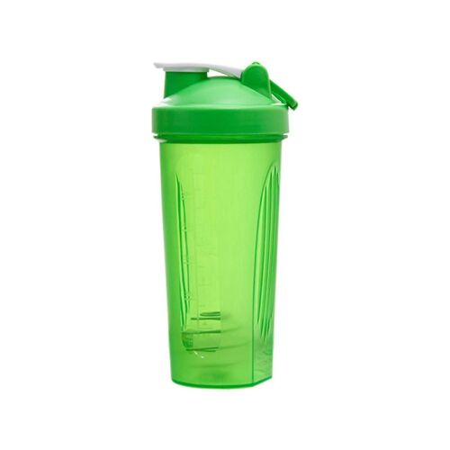 Shaker Cup Sports Portable Convenient Stirring Cup 600ml Plastic Shakers Bottle Adults Green